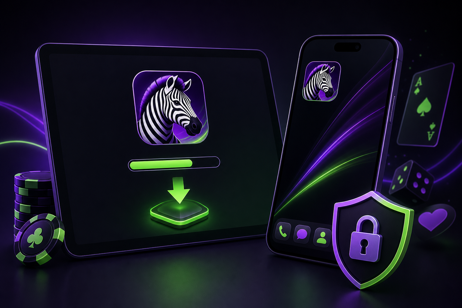 Install Zebra Wins Application on phone and tablet with secure shortcut